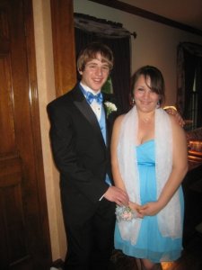 One of the first pictures Ethan and I have of us together from his senior prom in May of 2009.